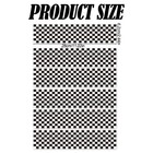 6pcs Edible Cake Borders  28x6 2cm 11x2 44in Black White Checkered Race Car T   