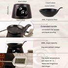 Ceramic Essential Oil Burner  Wax Melt Burners Humidifier Yoga Aromatherapy F   