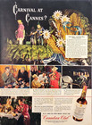 1942 Canadian Club Whisky New Orleans Mardi Gras Vintage Print Ad