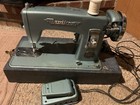 Vintage Brother Sewing Machine Windowmatic Model Ha3b5 In Case Working Video