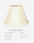 Egg Linen Empire Soft Lampshade Versatile New   Pretty The Perfect Lamp Shade 