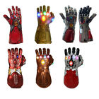 Thanos   Iron Man Infinity War Gauntlet Gloves W led Light For Marvel Avengers