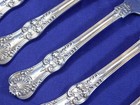Tiffany English King Sterling Silver Place Fork - Very Good Condition Monogram