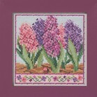 Mill Hill 2026 Spring Series Buttons   Beads Cross Stitch Kit   Hyacinths