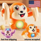 Electric Rolling Monkey Baby Toy Lights Music Sound Educational Preschool Gift