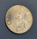 Silver Love Token - 1855-1865 Seated Liberty San Francisco Minted Half Dollar