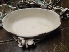 Martha Stewart Magnolia Serving Bowl   Napkin Ring Set - 5pc Distressed Farmhous