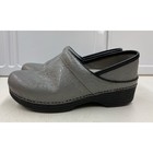 Women Dansko Lt Pro Floral Tooled Slip-on Comfort Nursing Clogs Shoes 38  us 8 