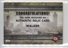 2017 Topps The Walking Dead Evolution Relics Walker  r-w2 2s2