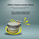 Synchron Motor 37944l Replacement For Ztech   Buetler Dampers - Left-hand Rotate