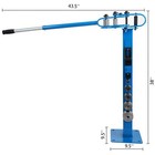Manual Floor Metal Bender Pipe Tube Rod Bending Metal Fabrication W 7 Dies 1  3 