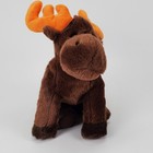 Ty Beanie Buddies Chocolate The Moose Brown Orange Antlers Plush 1999 10 Inch
