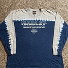 Vintage Harley Davidson T-shirt Size Xl Long Sleeve Tie Dye 90s - Pre-owned