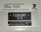 Mta Metro Card  all Star Bkn-nyk 2015 Newyork Takes Center Court   