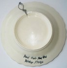 Rare Vintage Signed Kutahya Hand Made Turkish Art Pottery Plate 6 5-7 