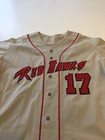 Game Worn Used Miami Red Hawks Baseball Jersey Size 48  17
