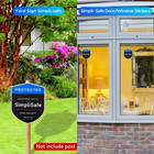 3pcs Yard Sign Compatible For Simplisafe Home Security System And 3pcs Door