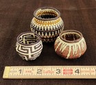 Wounaan Embera Rainforest Basket Set Of Three Miniatures