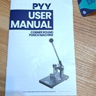 Pyy Heavy Duty Corner Round Punch Cutter Machine R4 R10 Blades Rounder