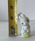 Vintage 1982 Hallmark Bashful Easter Bunny With Basket Of Eggs Made In Taiwan