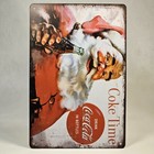 Coca-cola Tin Sign 8x12 Retro Santa Christmas Metal Wall Art Bar Garage Mancave