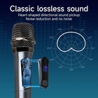 Wireless Karaoke Microphone Dynamic Mic Up160ft Range Handheld Plug-and-play Des