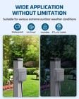 Dewenwils Outdoor Gfci Outlet Box  20a Dual Receptacle  Waterproof Nema 3r Metal