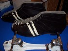 Nos Riedell 265 Stitch Less Black Boots Size 12 5 Mens   Ladies 13 5 Mediums