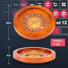18  Wooden Roulette Wheel Set With 47 2   23 6    Roulette Tablecloth 100pcs Po   