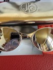 Rare 90s Jean Paul Gaultier Runway Archival Sunglasses Silver 