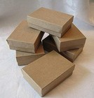 12-pack Cotton Filled Kraft Paper Cardboard Jewelry Gift And Retail Boxes 