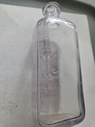 Antique National Casket Co  Embalming Fluid Bottle-funeral Us Capitol  Flags