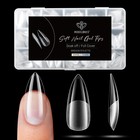 Medium Stiletto Fake Nail Tips - 510pcs Gel Tips Pre-shaped Half Matte Full C   