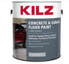 Kilz 1 Part Epoxy Acrylic Concrete And Garage Floor Paint Silver Gray 1 Gal