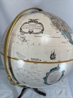 Vintage Replogle 16 In World Classic Series Relief Globe On 3 Leg Wood Pedestal