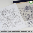 50 Pack Tattoo Transfer Stencil Papers 4 Layer Thermal Carbon Sheets