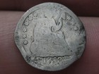 1853 P Seated Liberty Half Dime- Arrows  Philadelphia  About Good Details