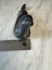 A Carved Stone Inuit Seal Figurine By Josie Iqaluq