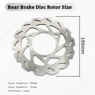 Trx450r Trx450er 04-14 Rear Brake Disc Rotor For Honda Sportrax 450 Trx 450r