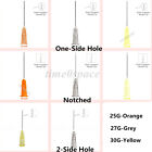 100pcs pack Dental Disposable Endo Irrigation Needle Syringe Tips 25g 27g 30g