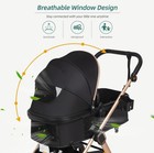6-in-1 Convertible Baby Stroller With Bassinet Pushchair - Folding Infant New   