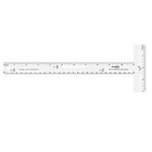 Plastic T-square Ruler     Drafting   Technical Drawing Tool 1 2mm Thick - 12  Wit