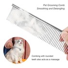 3 Pack Metal Comb For Dogs cat Grooming Comb dog Combs doodle Comb shedding Comb
