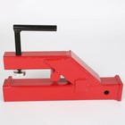 Clamp On Trailer Hitch 2  Ball Mount Receiver For Deere Bobcat Tractor Bucket