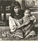 Seminole Indian   Portrait Of Native American Young Mother And Child In Florida