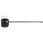 White Hard Felt  Hard Plastic 2 Sided Bass Drum Beater Kick Drum Beater 2sb100