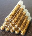 11  Vials    Large 3ml Full Of Gold Flakes    Lowest Price Online   