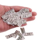 500 Pieces Tiny Money Bills Miniature Money 100 Dollar Bills For 1 6 Scale Mi   