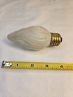 Antique Ge Mazda Gold Flame White Light Bulb 25w 120v Standard Base Tested Works