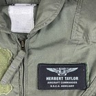 Mens Dj Manufacturing Cwu-27 p Military Flight Suit Coveralls Green 44l Uscg